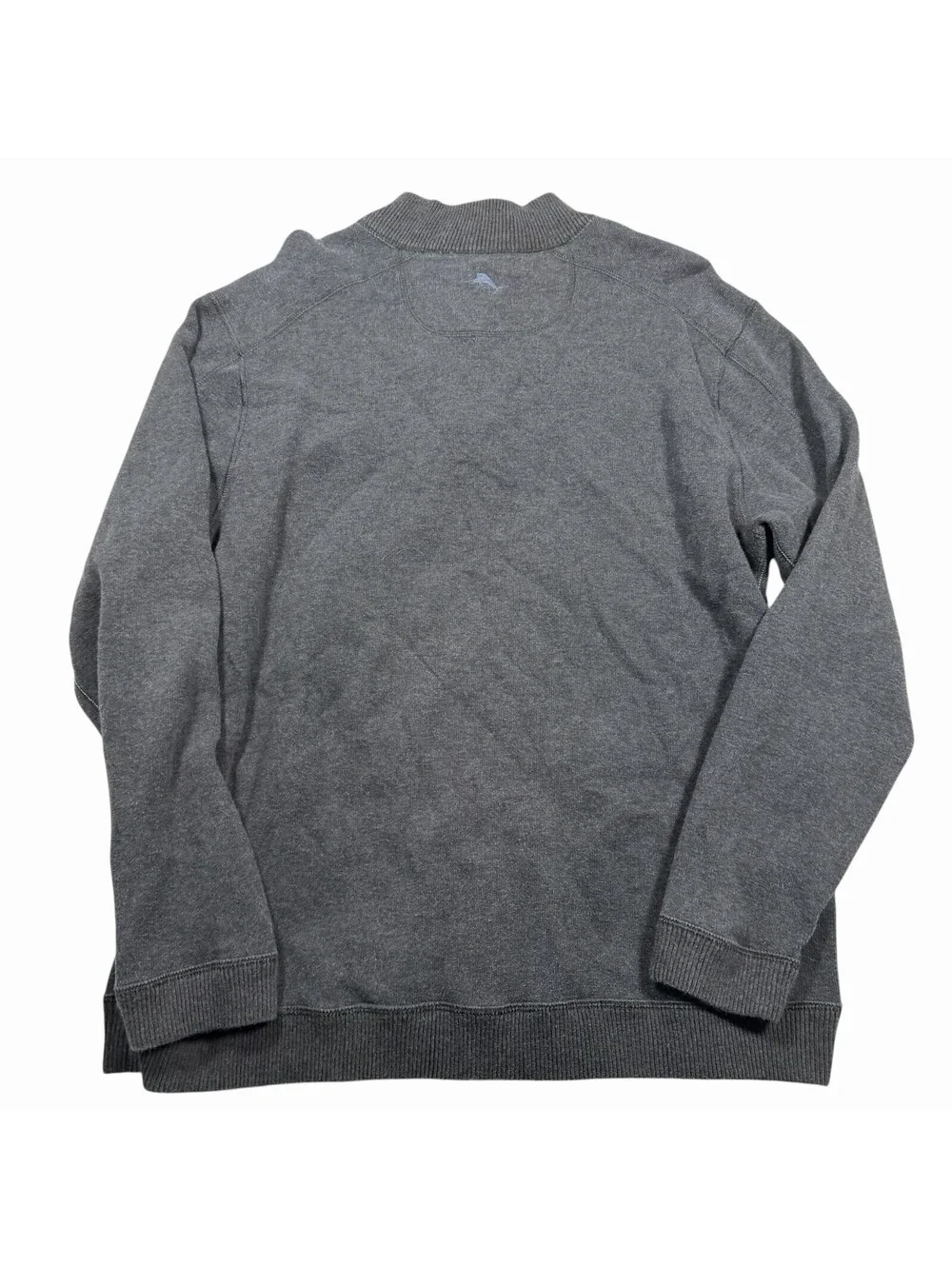 Tommy Bahama 100% Cotton Quarter-Zip Mock Neck Sweater Size Large